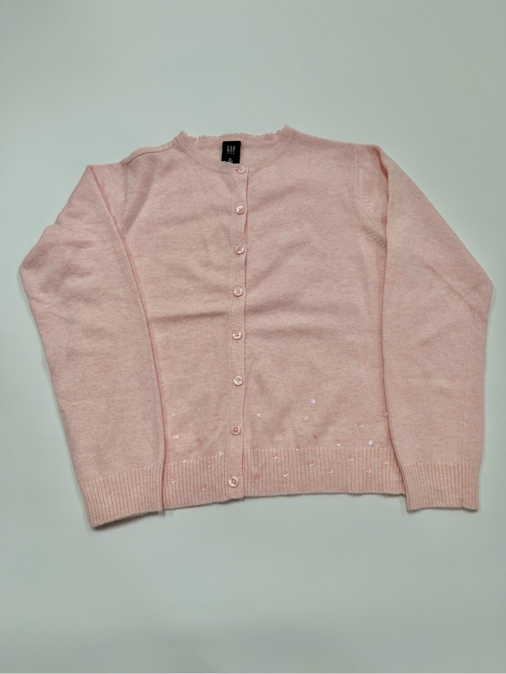 Gap Kids Girls Button Down Cardigan w/ Sequins Size XL (12)